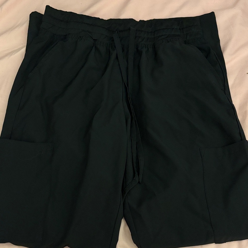 Black scrub pants